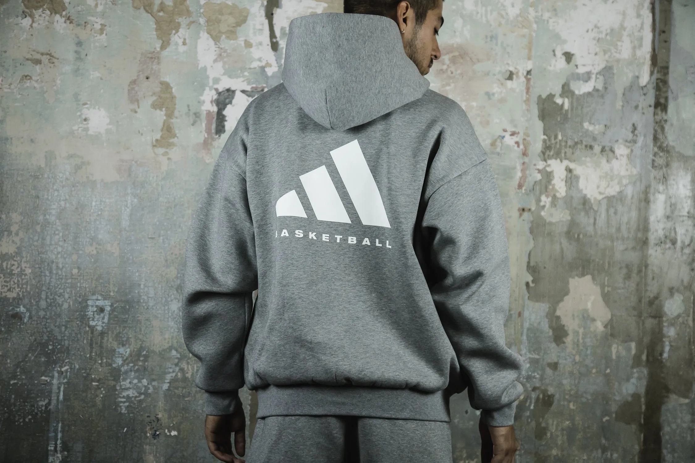 adidas Basketball Heathered Hoodie