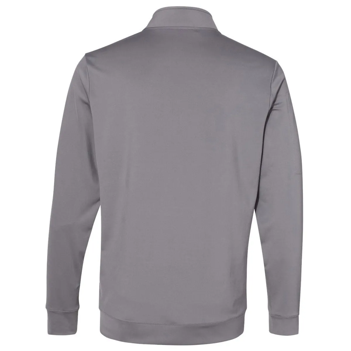 adidas Men's Grey Three Performance Texture Quarter Zip