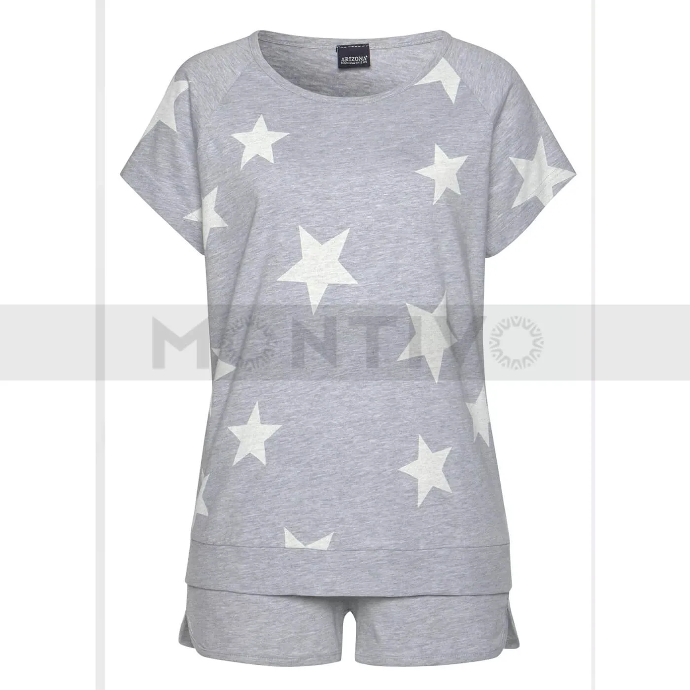 Arizona Grey Star Short Sleepwear Suit