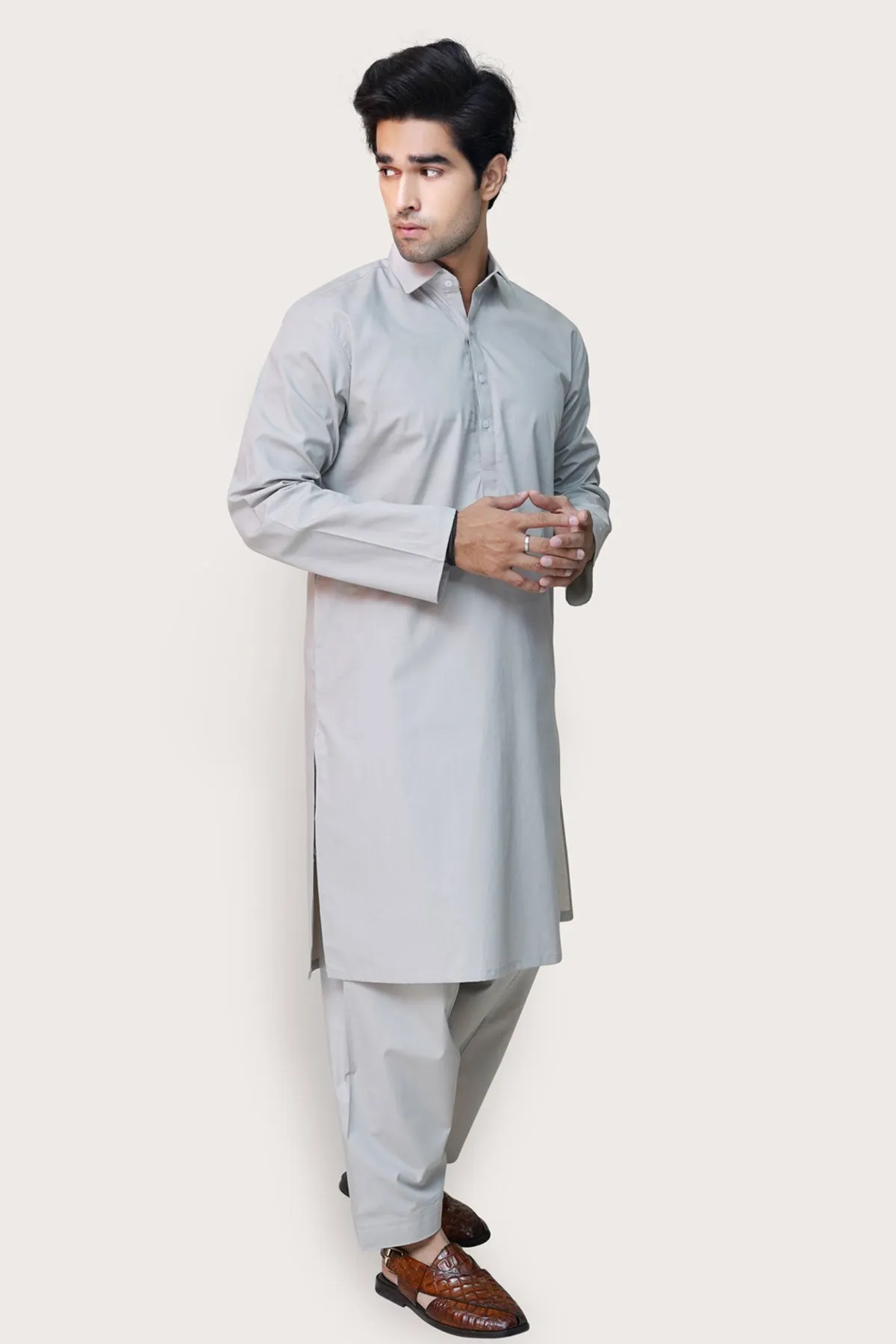 Beige Kurta Shalwar