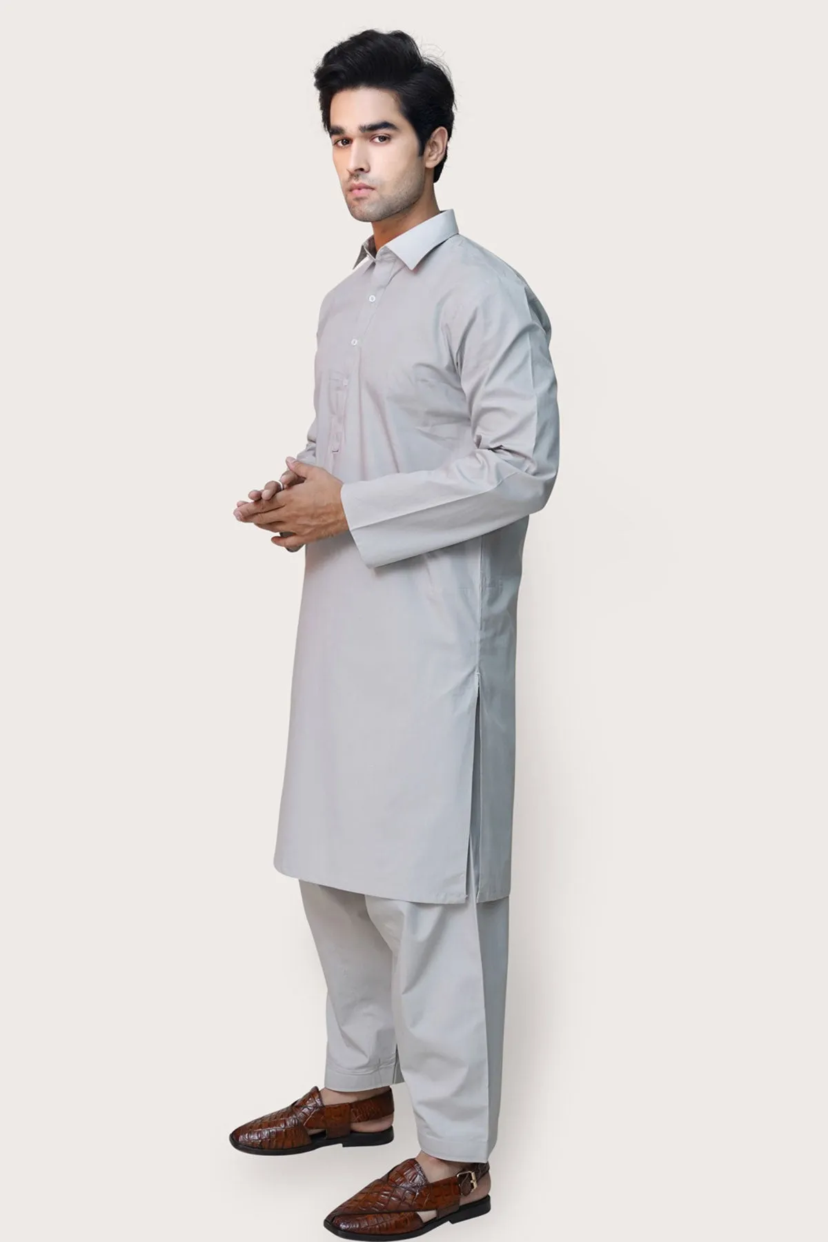 Beige Kurta Shalwar