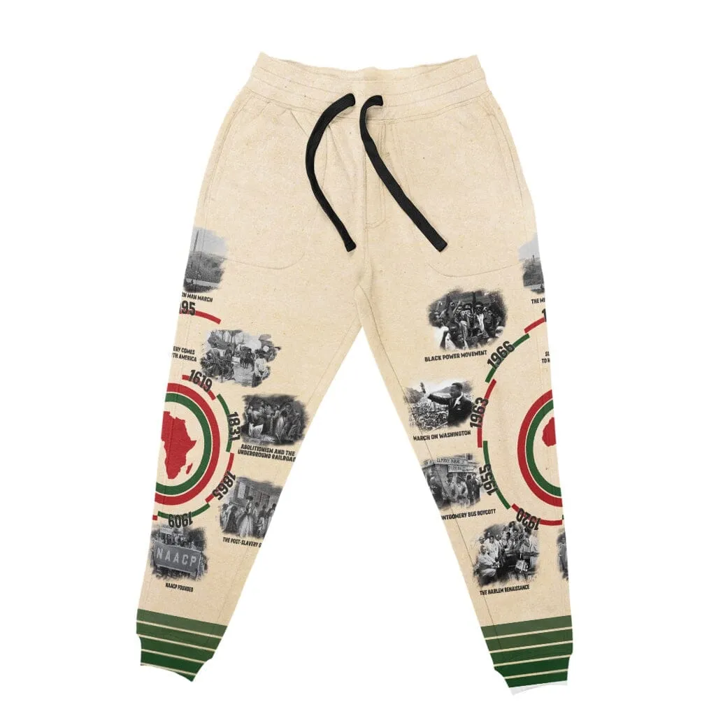 Black History Timeline All-over Hoodie and Joggers Set