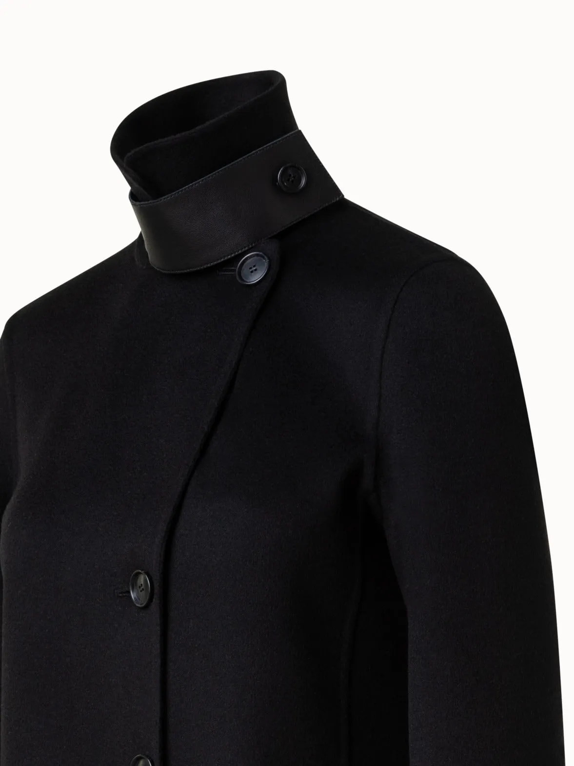 Blazer Mantel aus Kaschmir-Doubleface