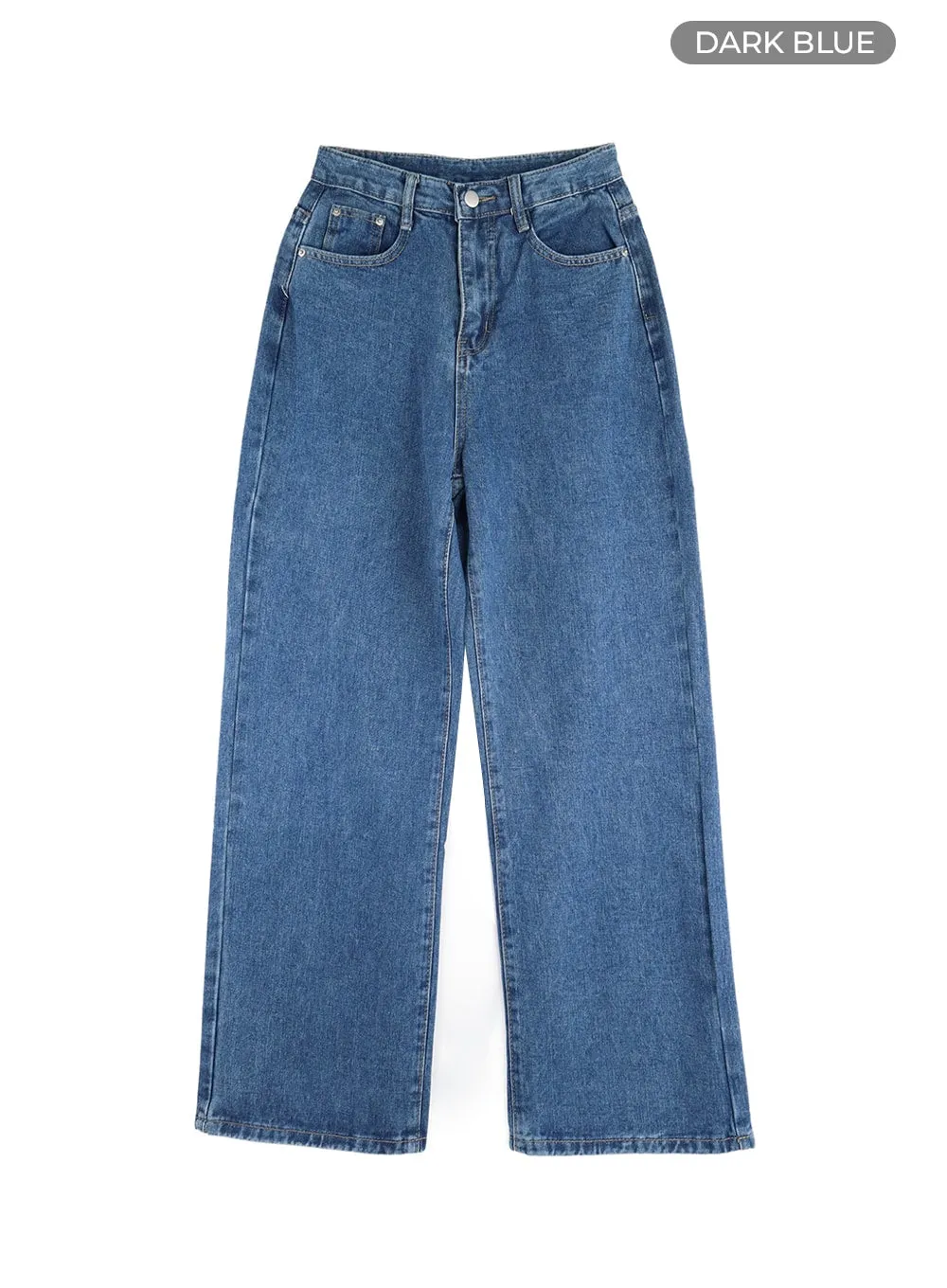 BlueBelle Washed Straight Jeans OM408