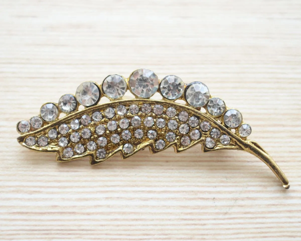 Bridal Brooch Set, Crystal Rhinestone Brooch, Dress Pin Sash Broach