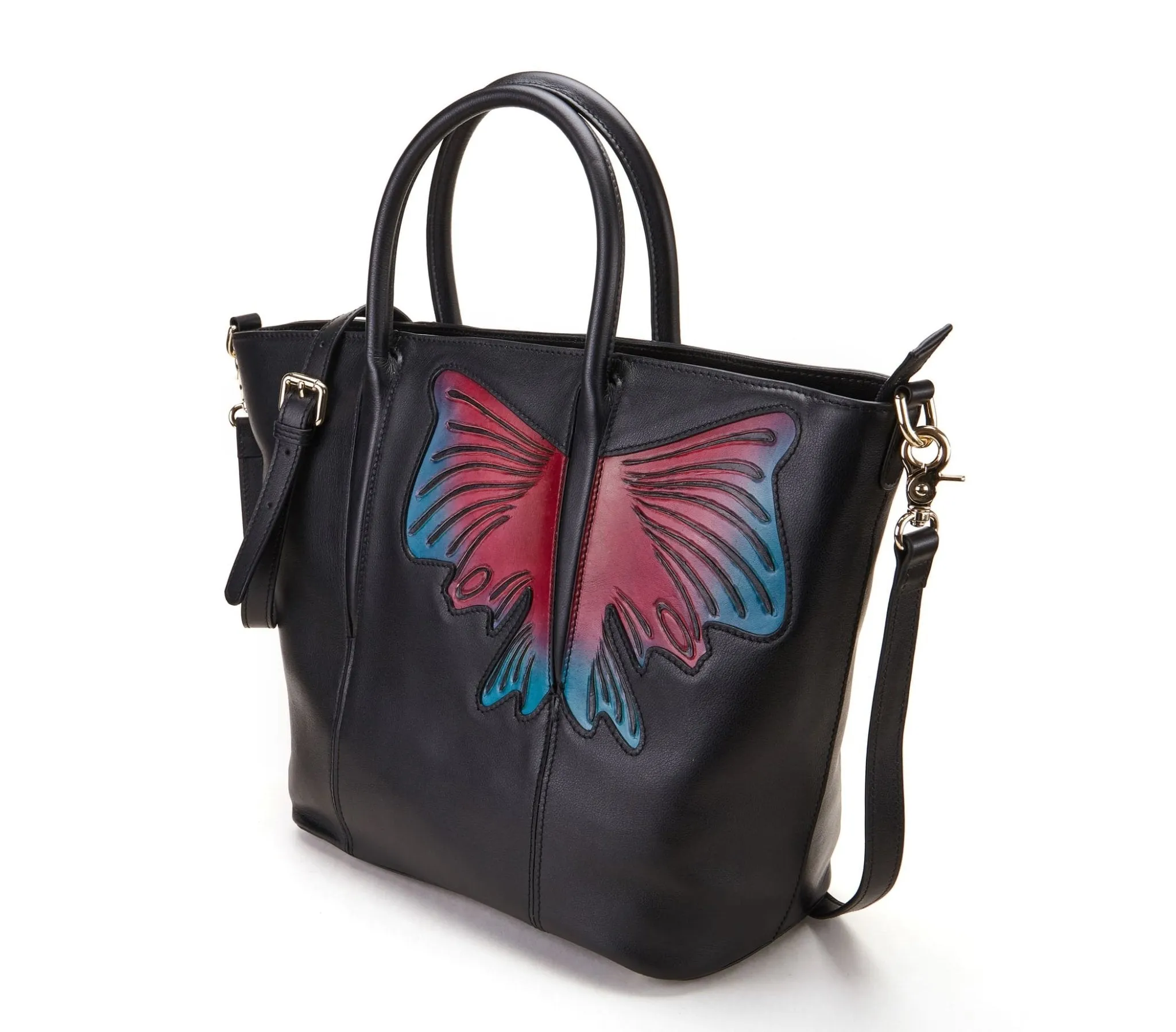 Butterfly Black Top Handle