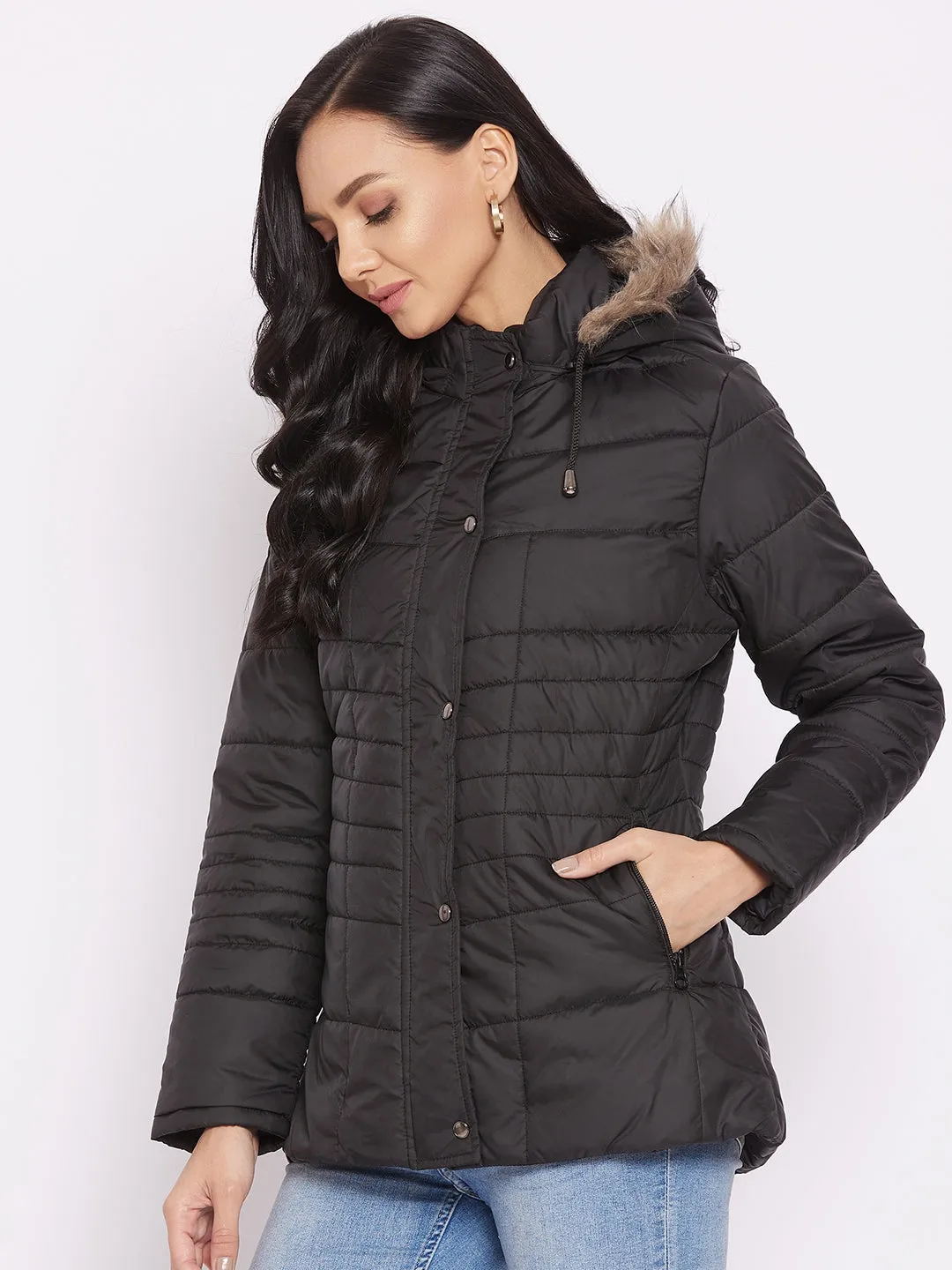 Cantabil Black Women's Jacket