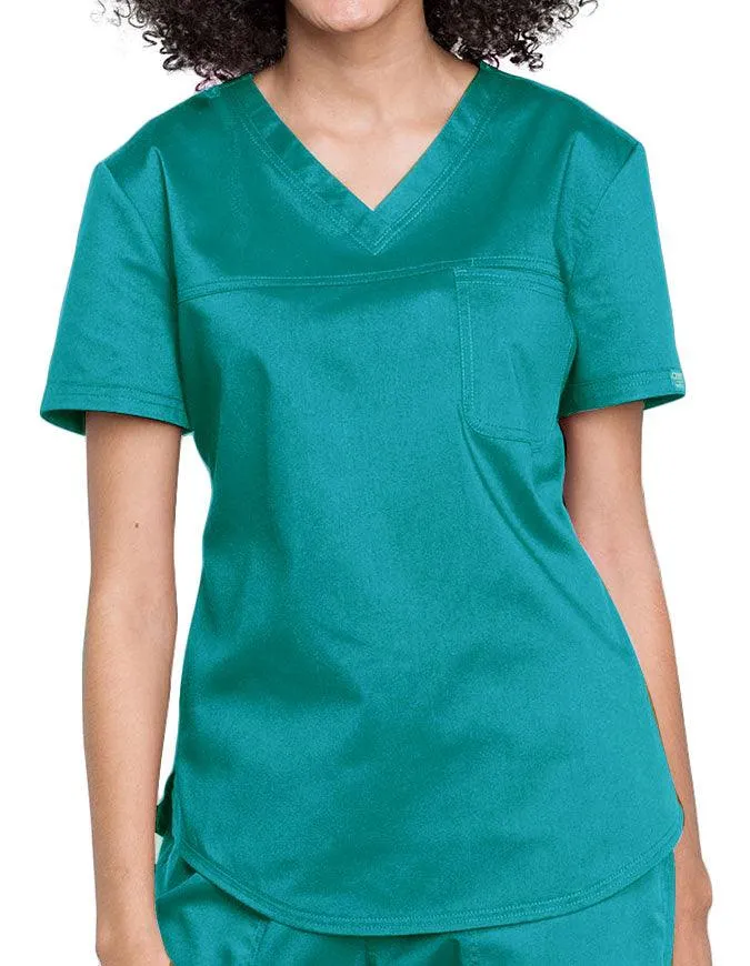 Cherokee Workwear Revolution Women's V-Neck O.R. Top