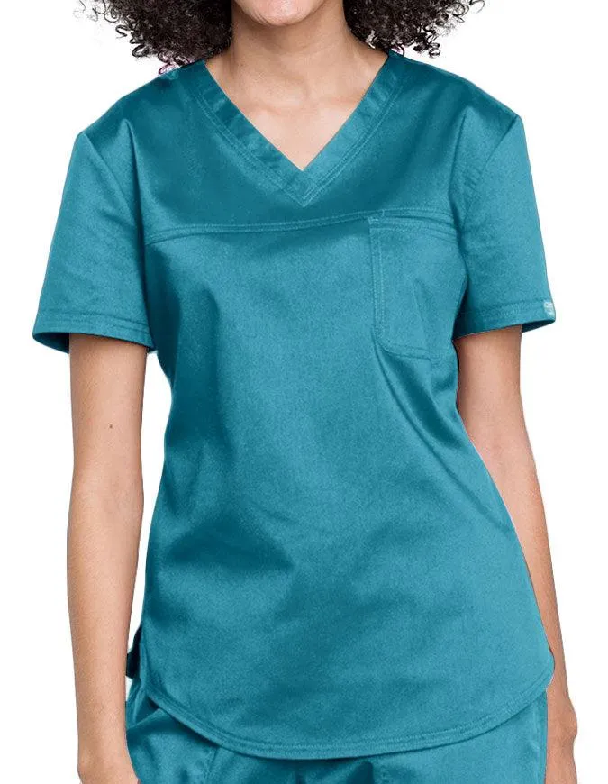 Cherokee Workwear Revolution Women's V-Neck O.R. Top