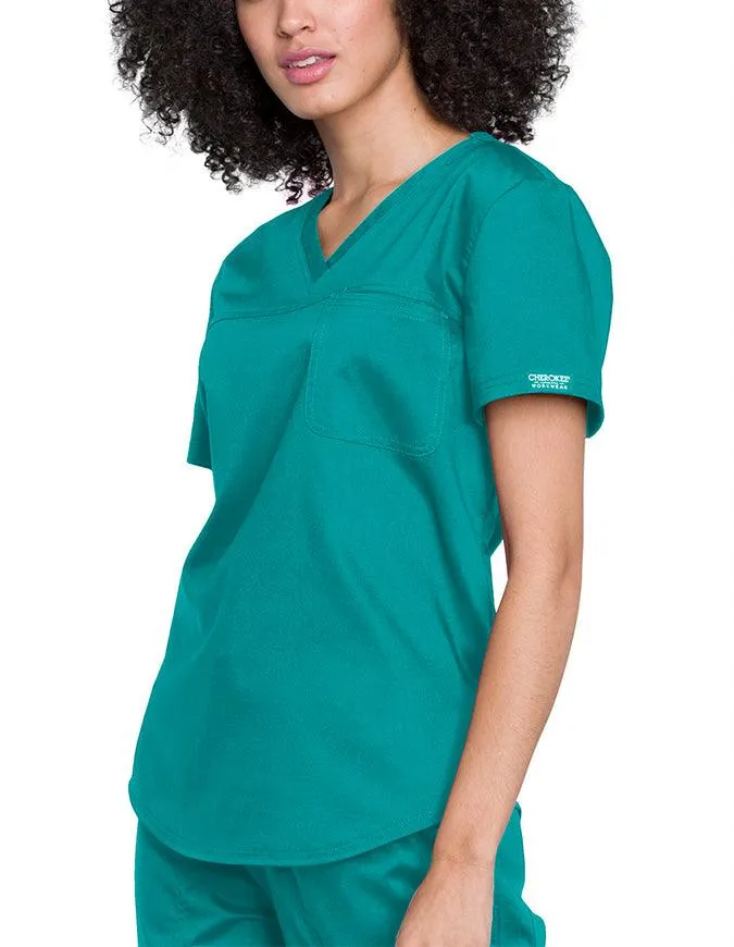 Cherokee Workwear Revolution Women's V-Neck O.R. Top