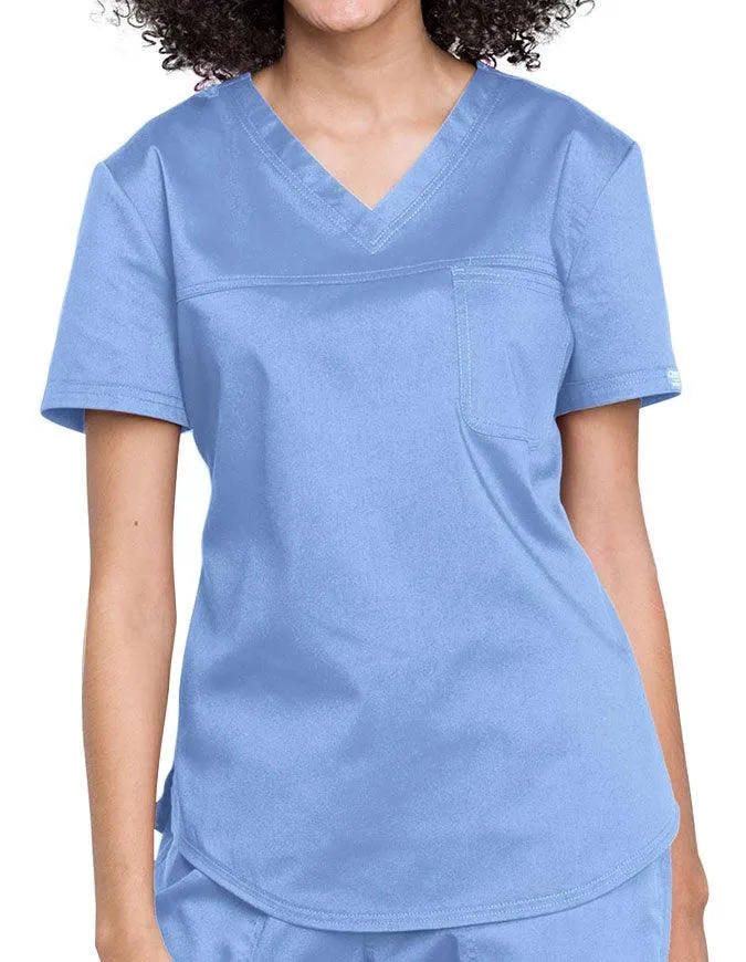 Cherokee Workwear Revolution Women's V-Neck O.R. Top