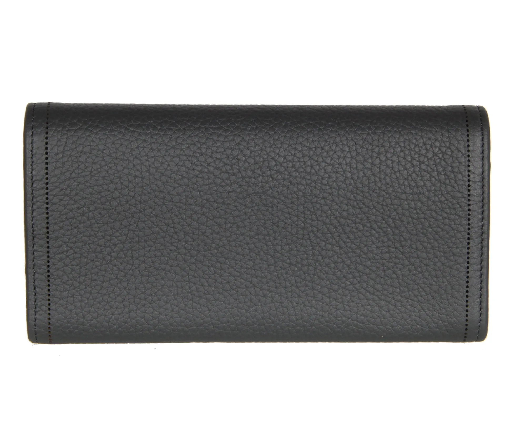 City Blackout Wallet Flap, Fossil/Silver