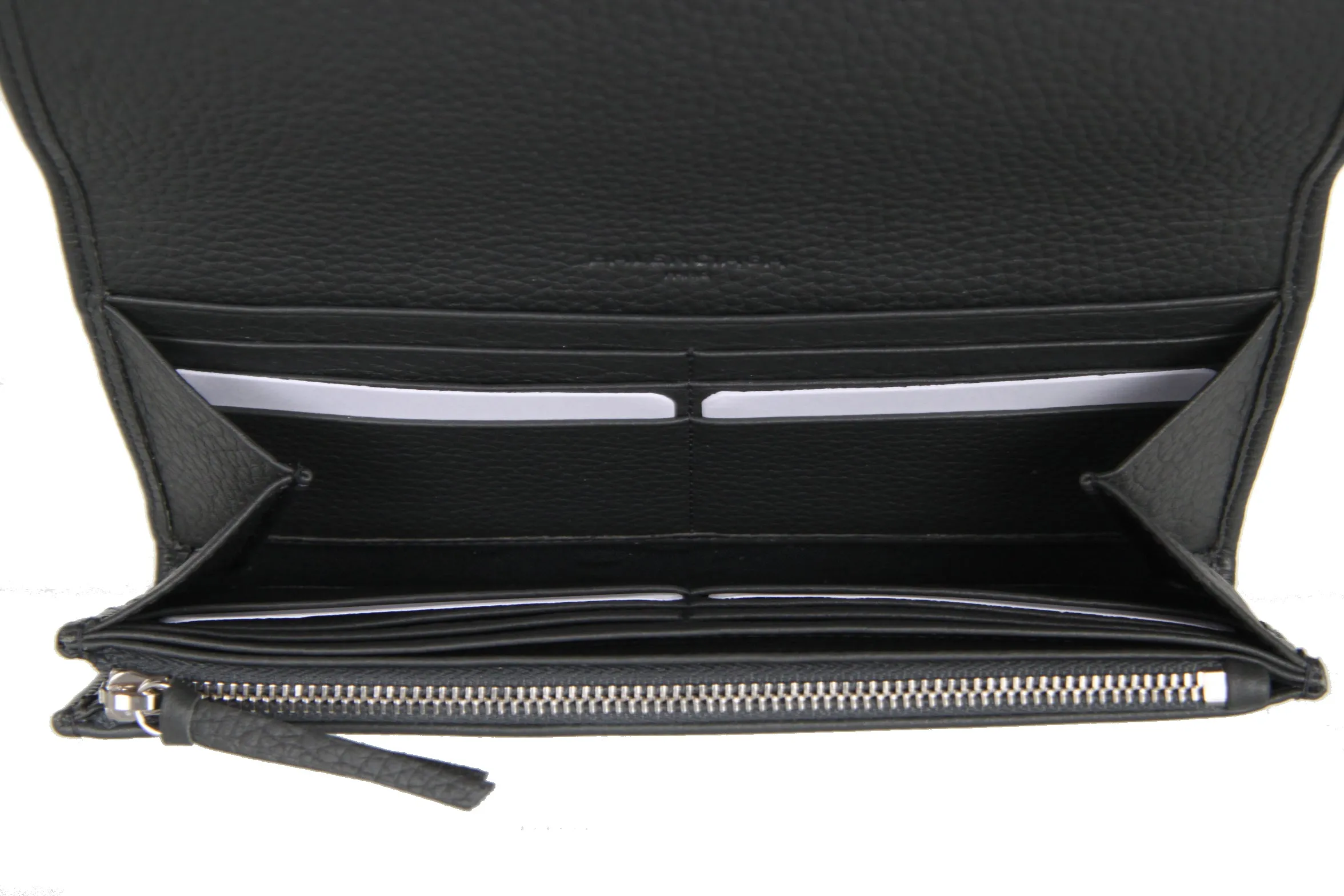 City Blackout Wallet Flap, Fossil/Silver