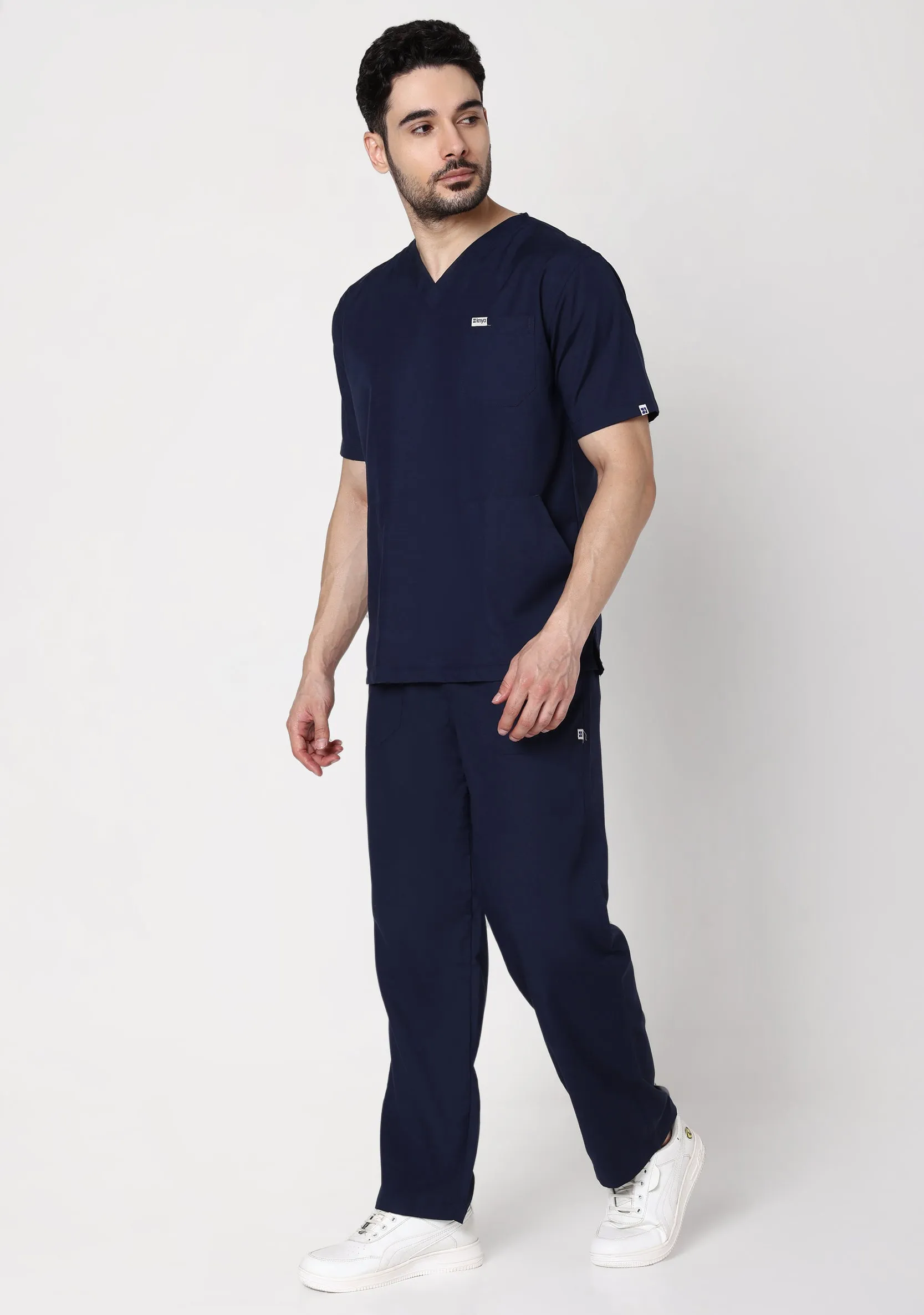 Classic Men's 5-Pocket (Navy) Scrub