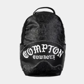 Compton Floral Print Mens Backpack (Black)