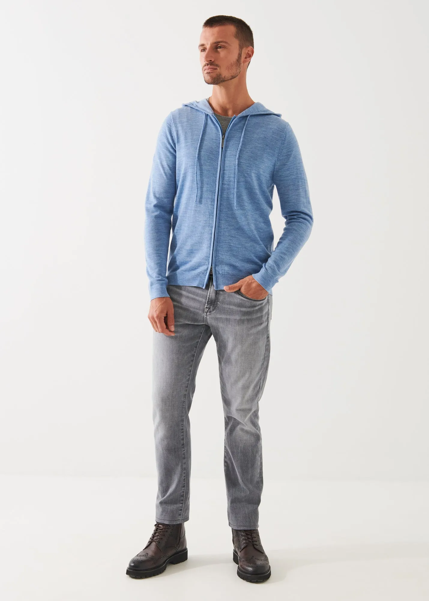 EXTRA-FINE MERINO FULL ZIP HOODIE