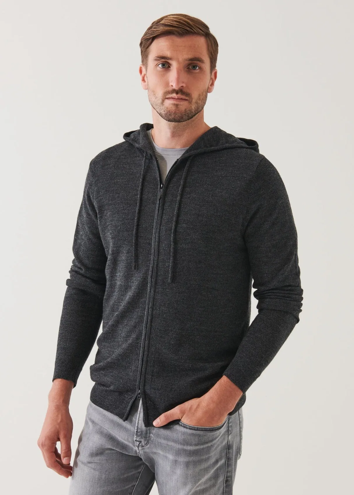 EXTRA-FINE MERINO FULL ZIP HOODIE