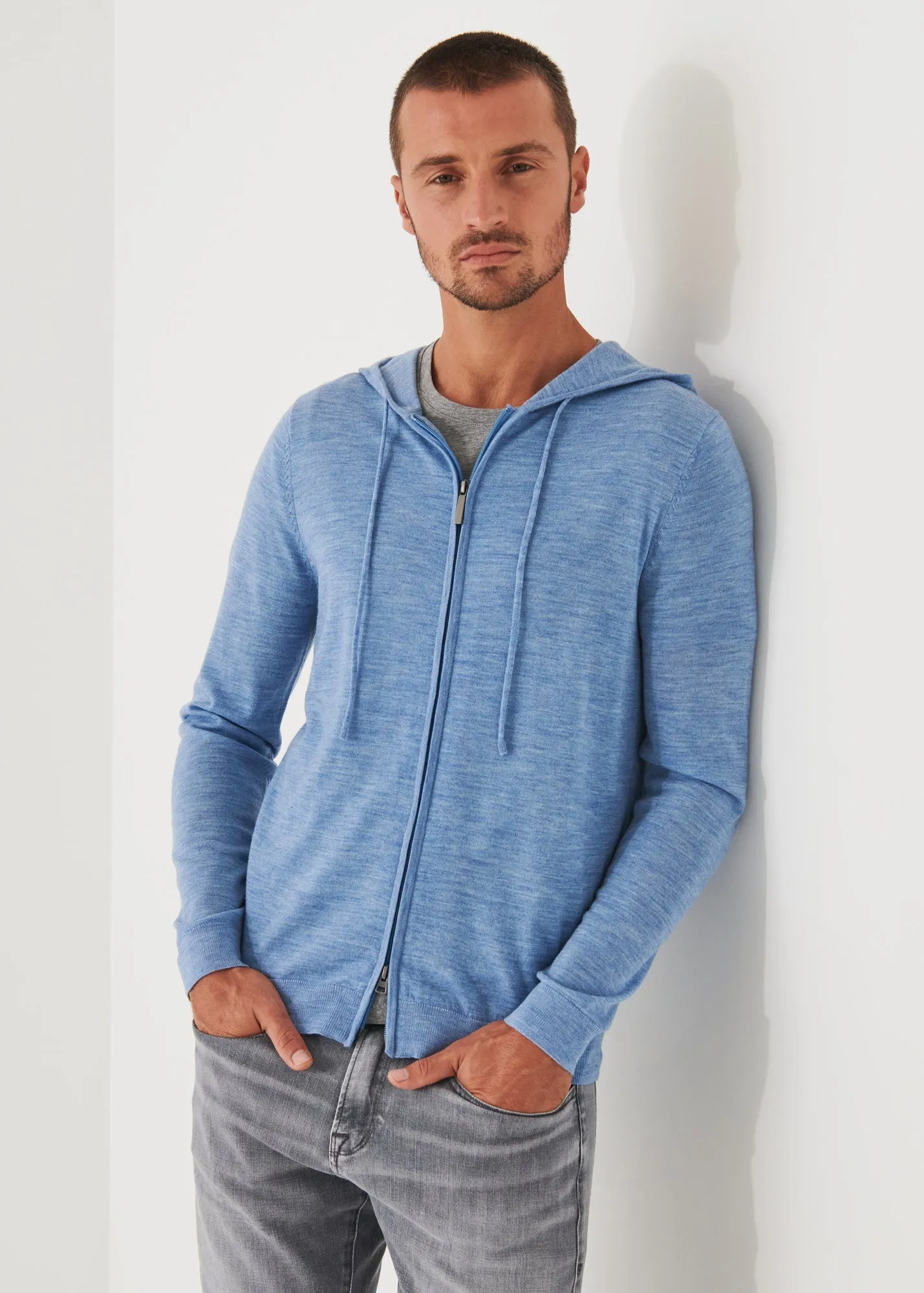 EXTRA-FINE MERINO FULL ZIP HOODIE