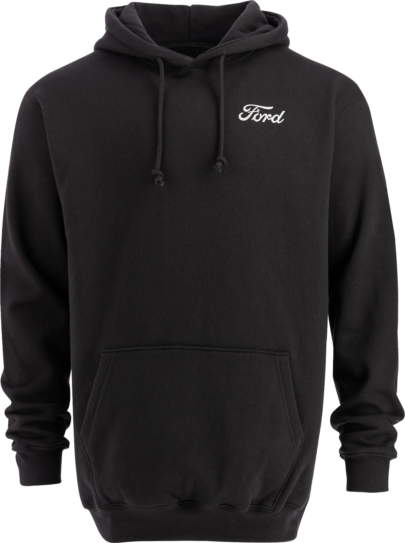 Ford Proud To Honor Men's Camo Flag Hooded Pullover Fleece