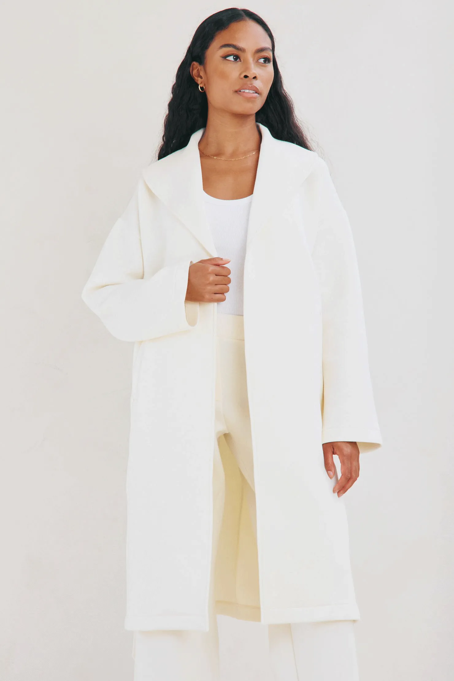 Giselle Coat - Chalk