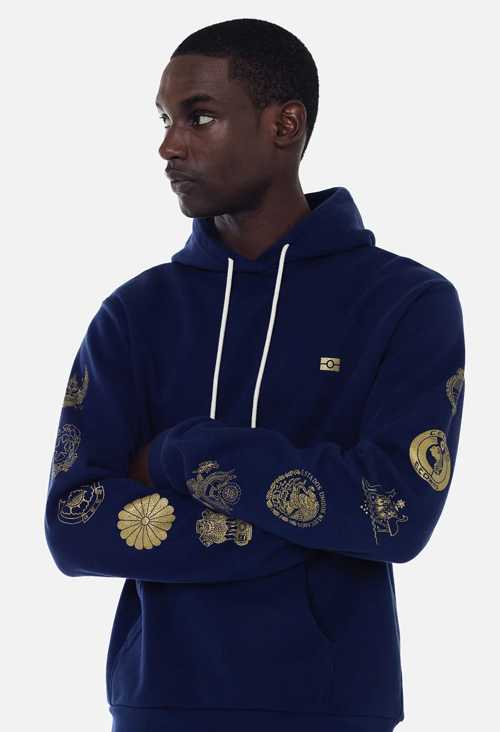 Global Entry Beach Hoodie / Navy