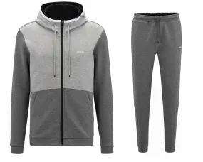 Hugo Boss 50477042 Saggy 1 Hooded Tracksuit Grey