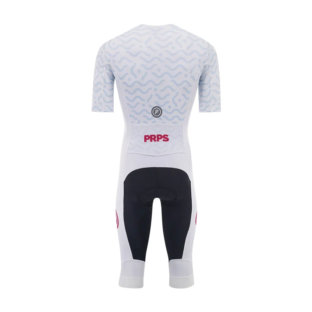 Hypermesh ELITE Mid Length Tri Suit (Arctic White)