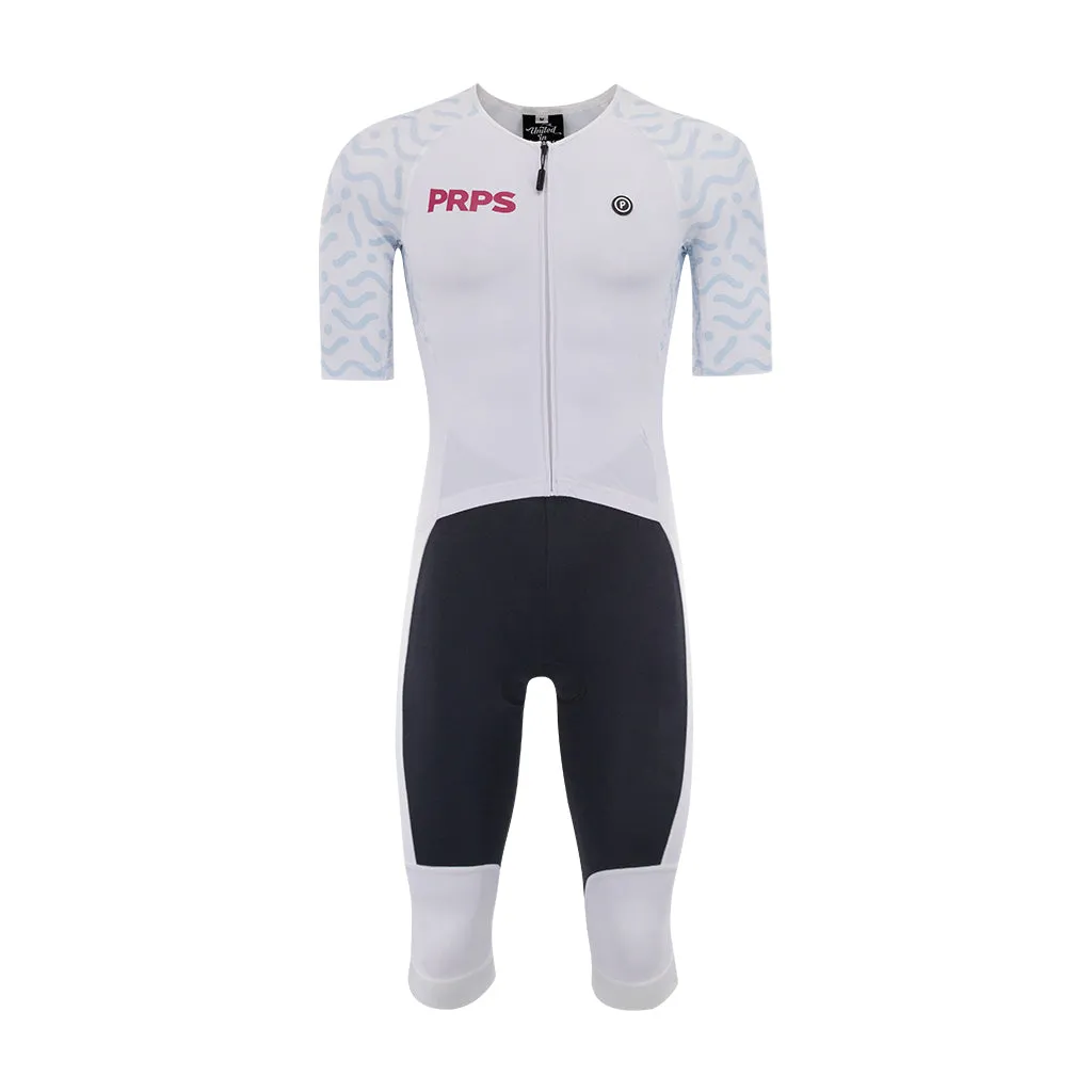 Hypermesh ELITE Mid Length Tri Suit (Arctic White)