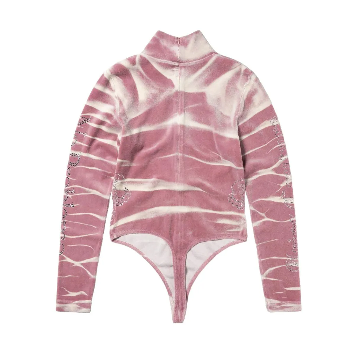   Juicy Couture Tie-Dye Velour Bodysuit 'Pink'