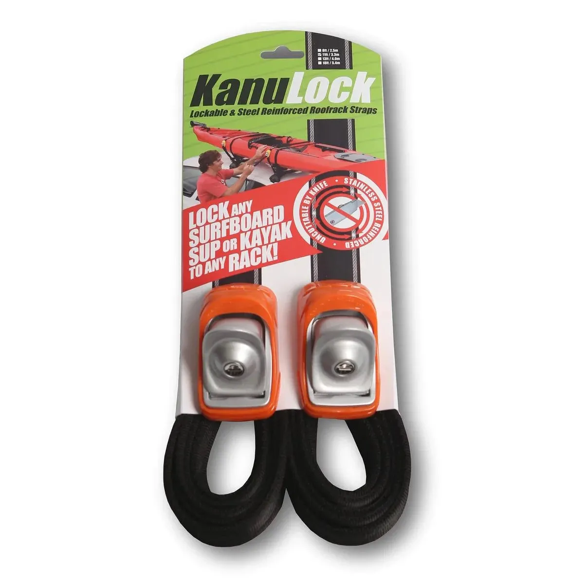 KanuLock Lockable Tie Down Straps