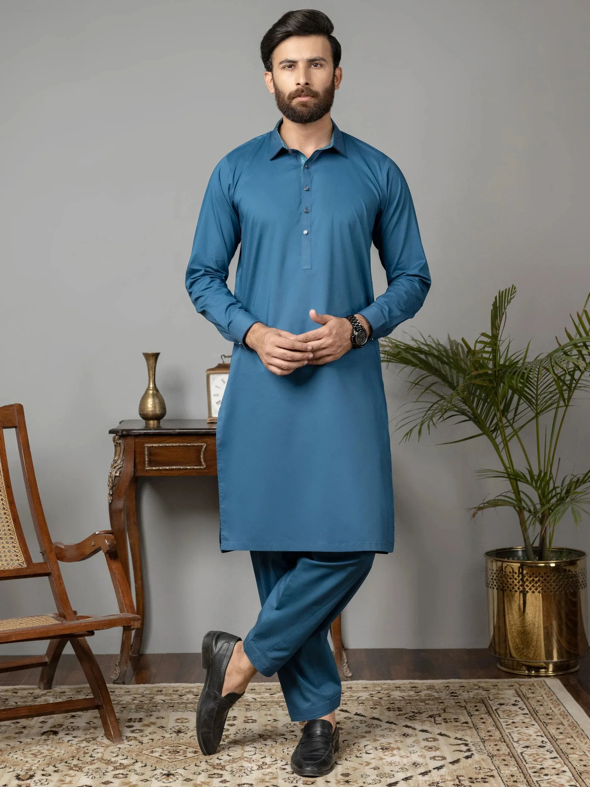 Limelight Mens Zinc Cotton Kurta Shalwar