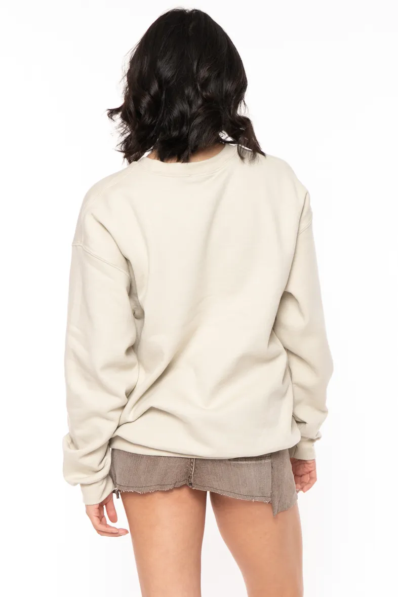 Looking Good - Bobby Jack Crew Sweatshirt - Sand