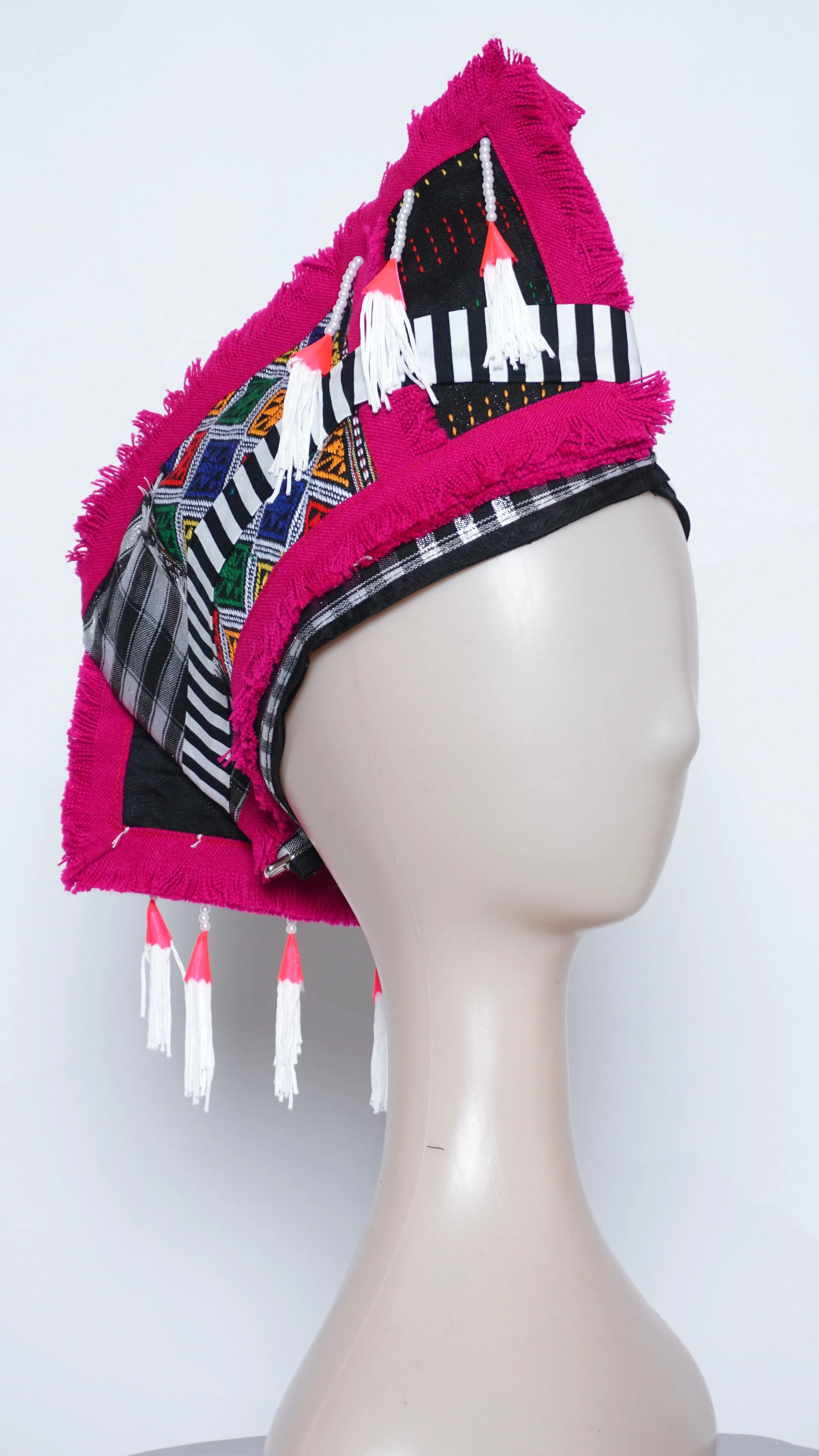 Magenta Rooster Hat