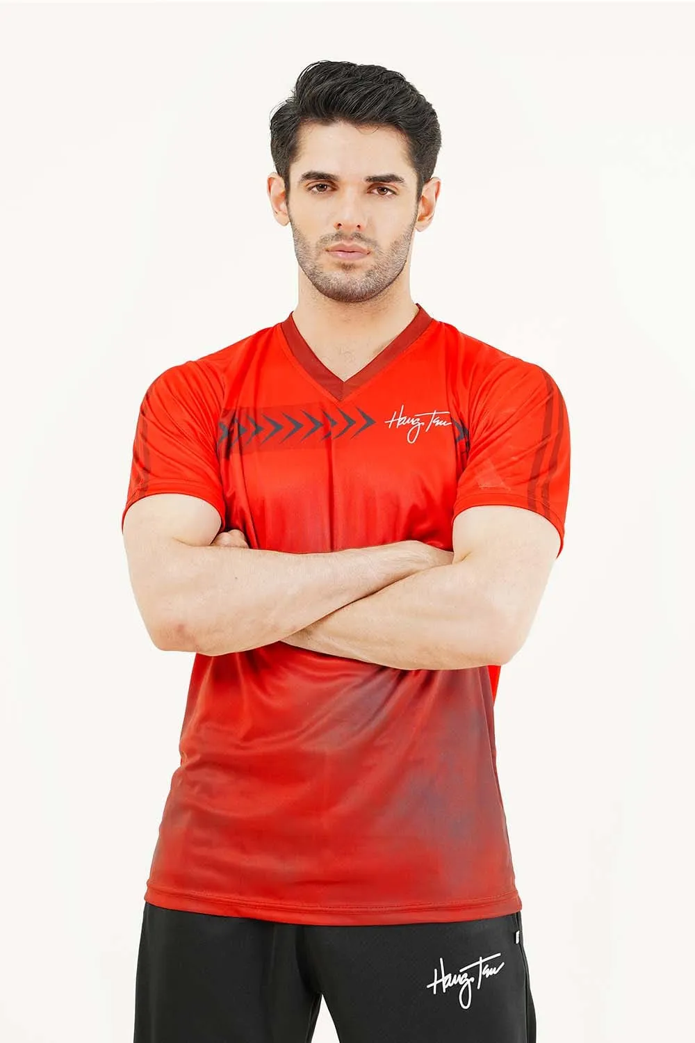 Men's Active-wear V-Neck