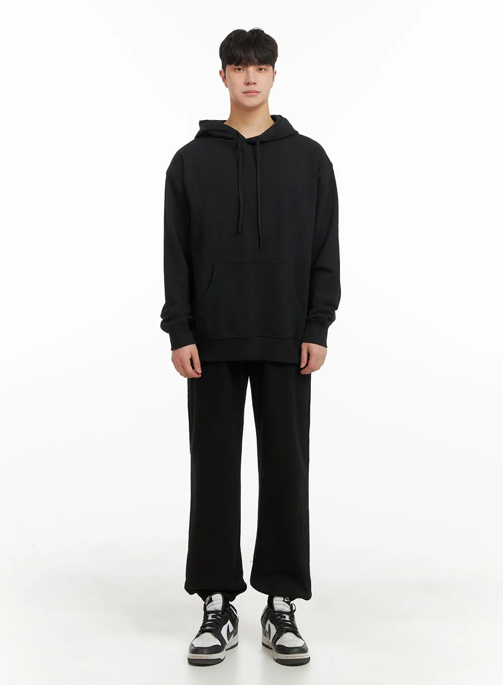 Men's Basic Hoodie IA402 / Black