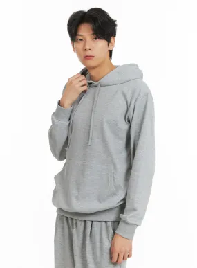 Men's Cozy Solid Cotton Hoodie IA401