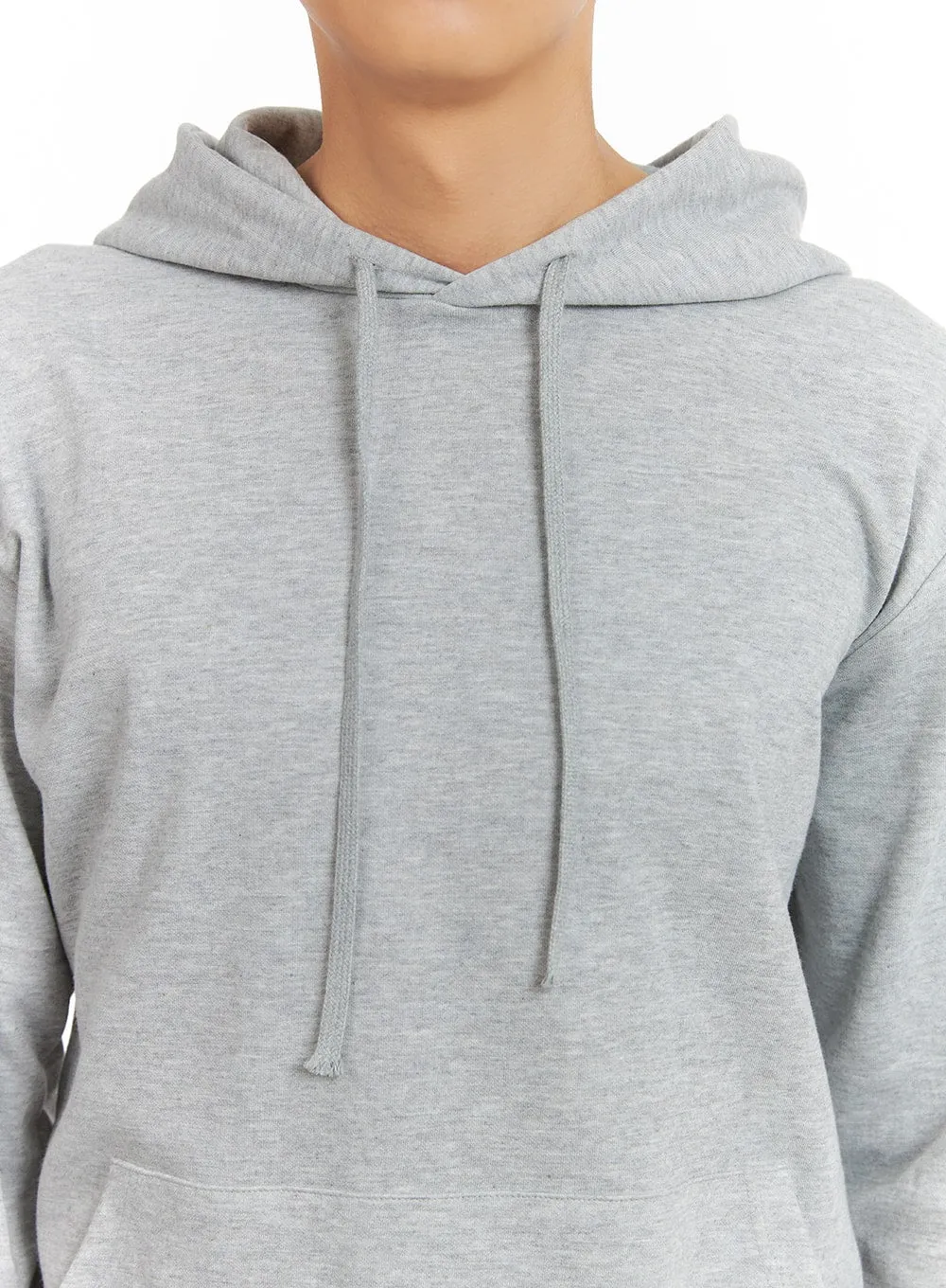 Men's Cozy Solid Cotton Hoodie IA401