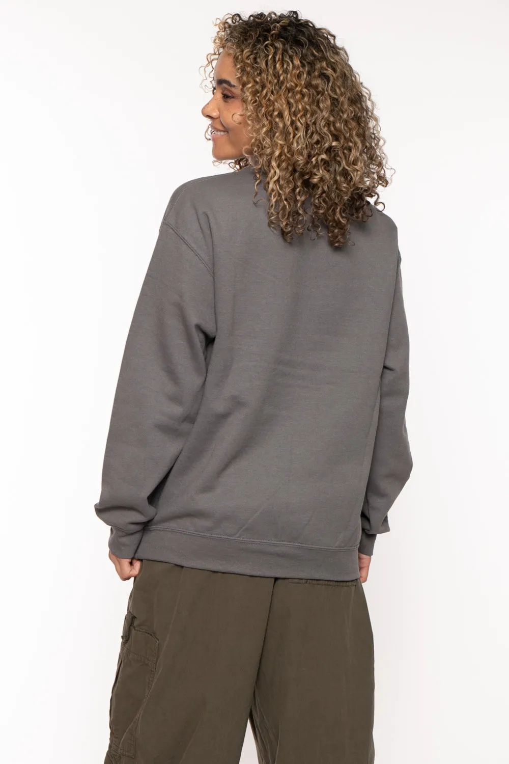 Not Listening - Bobby Jack Crew Sweatshirt - Charcoal