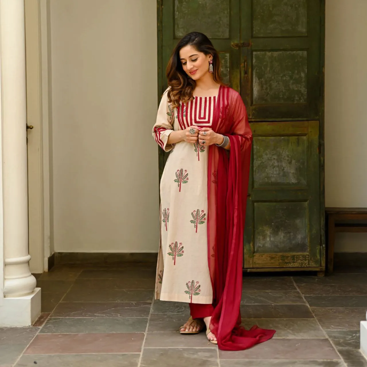 Party wear Women Kurta Pant with Dupatta Suit