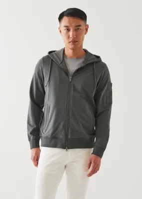 PIMA COTTON FRENCH TERRY ZIP-UP HOODIE