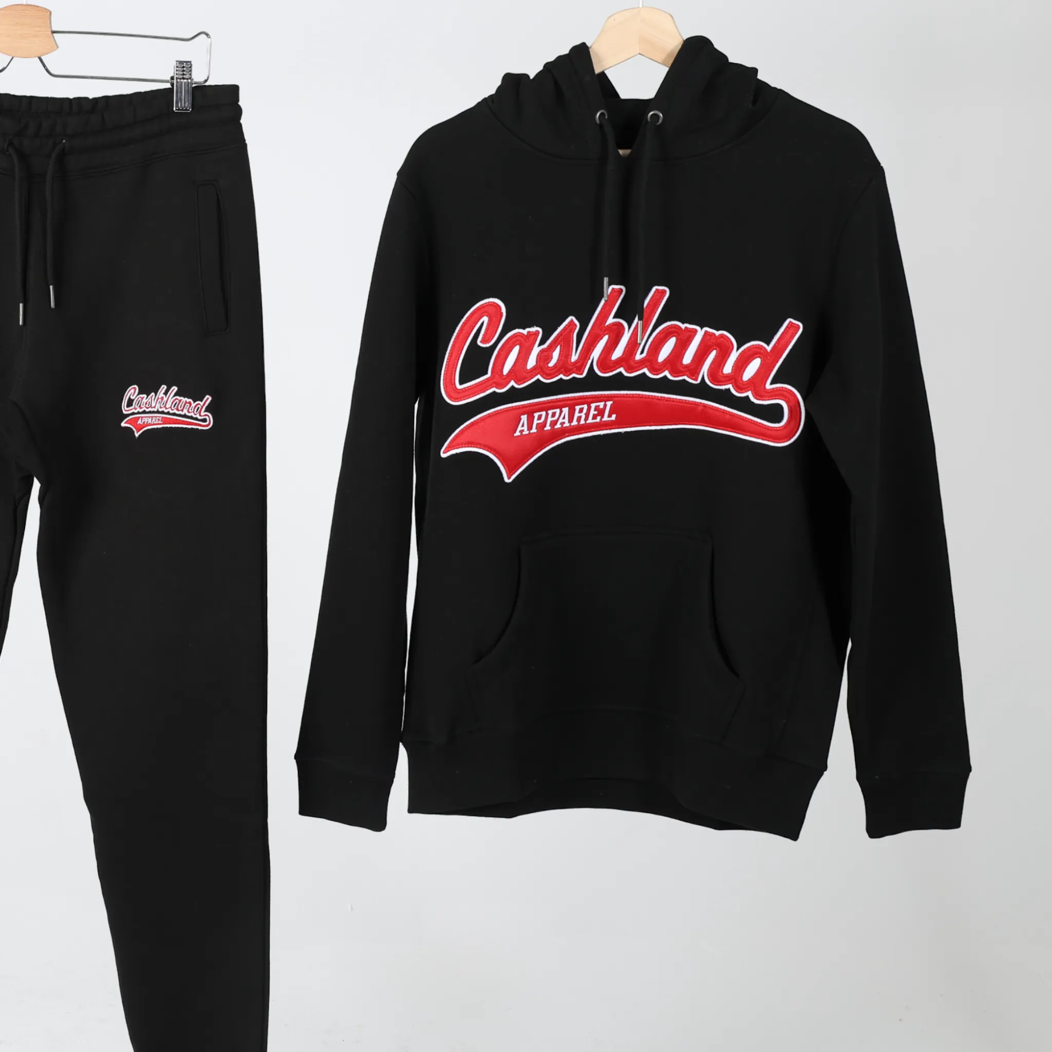 Pro-Script HEAVY Sweatpants : BLACK with Red