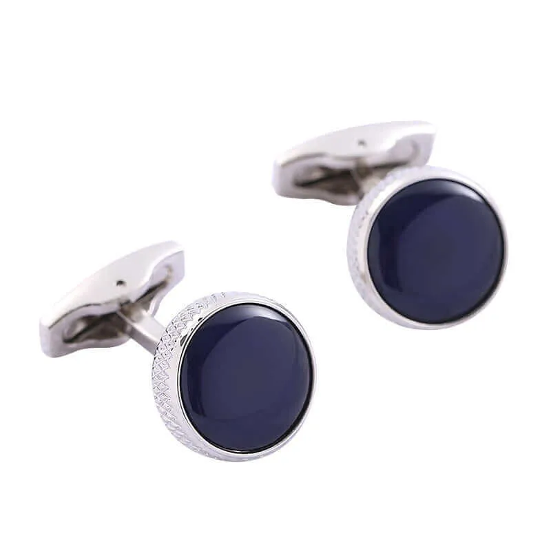 Round Fashion Men's French Swank Cufflinks