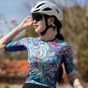 Sewfree SS Butterfly Purple Women Jersey