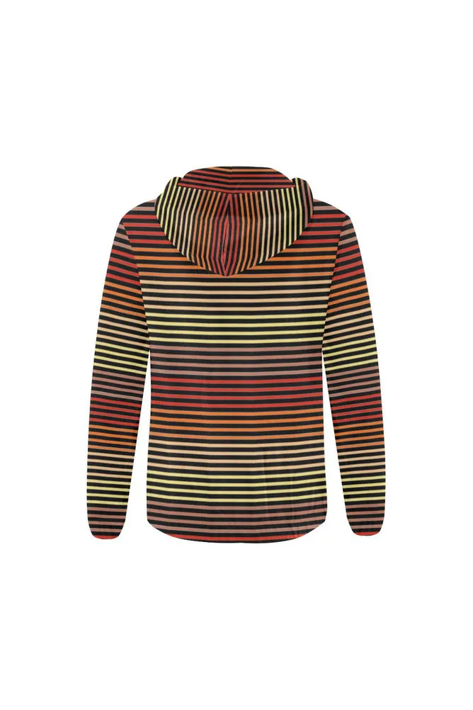 Spectral Lines All Over Print Full Zip Hoodie for Women (Model H14)