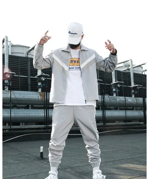 Streetwear Style Tracksuit Men's - Grey