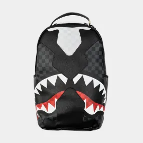 Triple Decker Heir To The Throne Mens Backpack (Black/White)