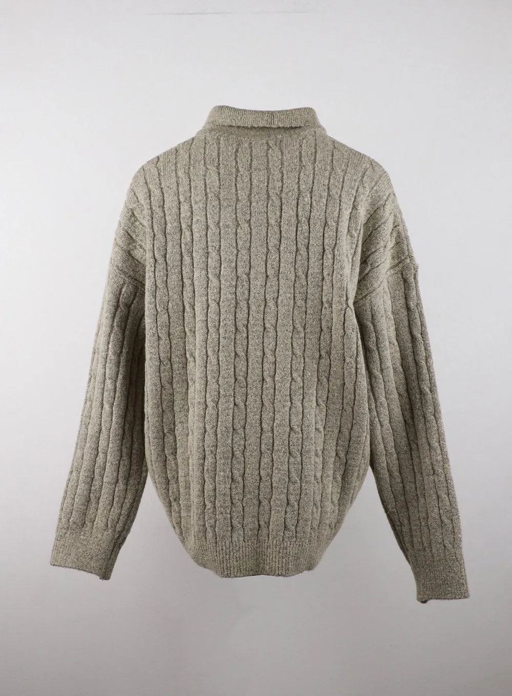 Unisex Weave Knit Zipped Sweatshirt CD328