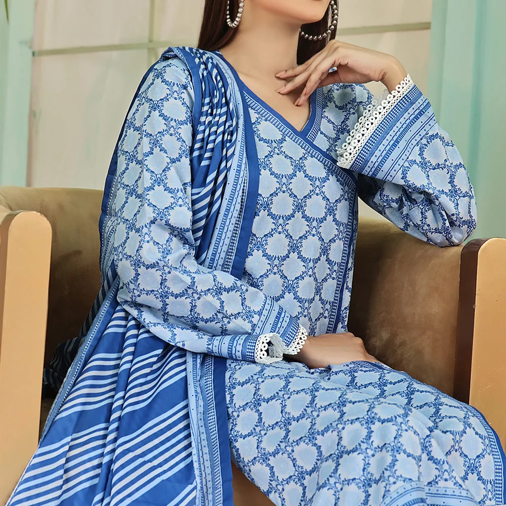 Vs Ayesha Alishba Printed Lawn Suit Unstitched 3Pcs - 193