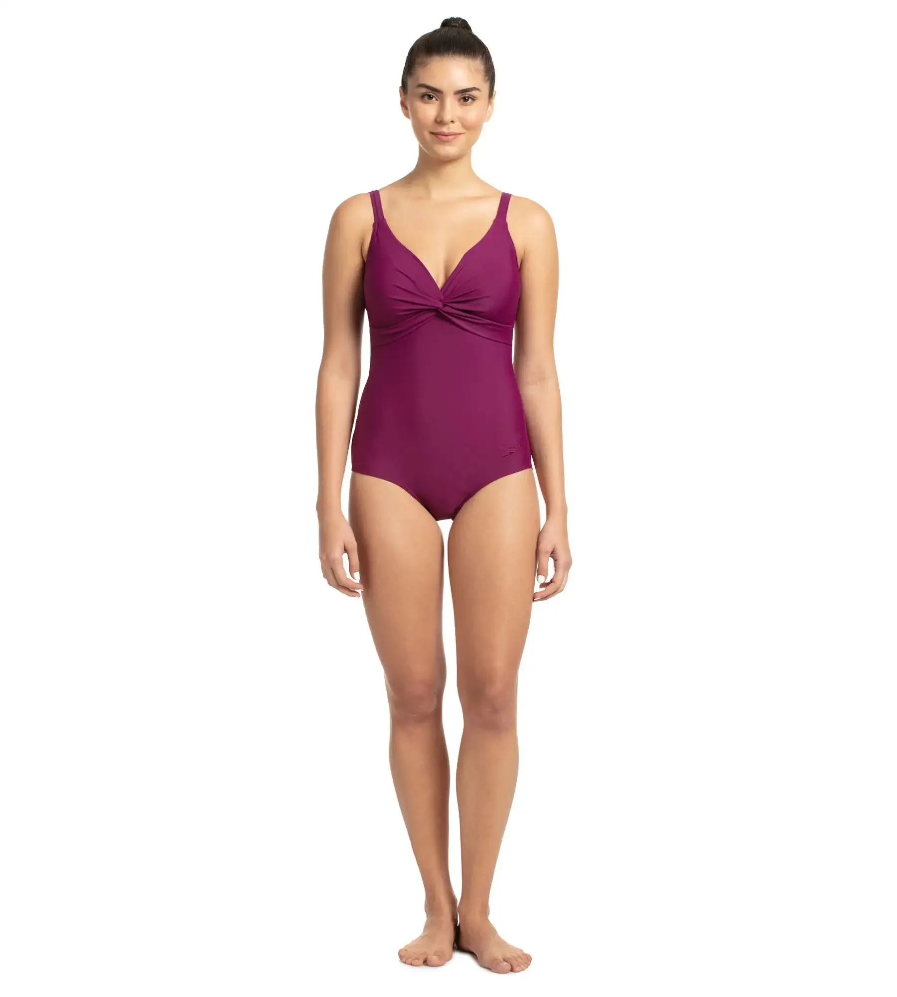 Women's Endurance Brigitte One Piece Swimwear - Deep Plum